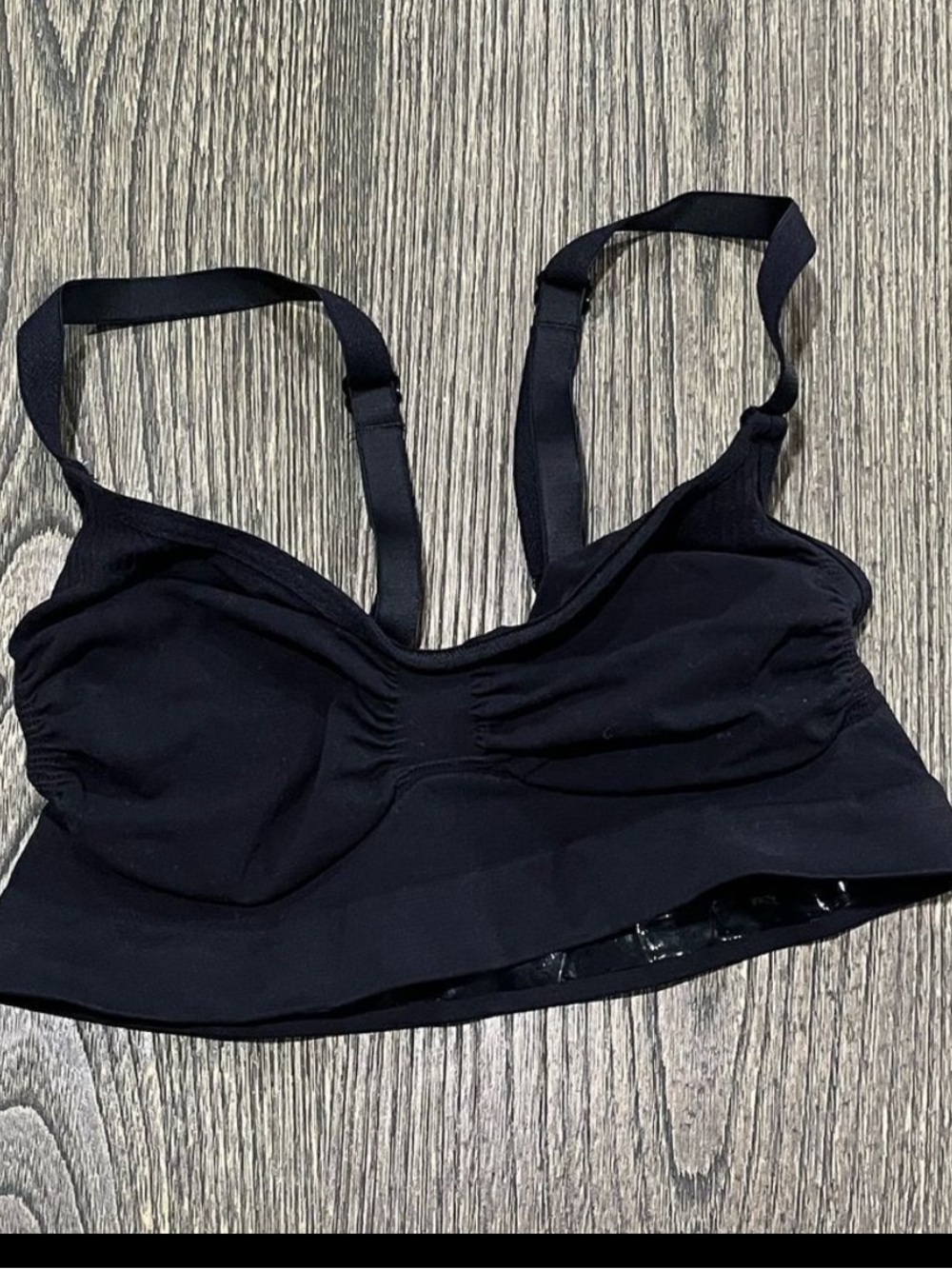 SKIMS Black Seamless Sculpt Bra Bralette